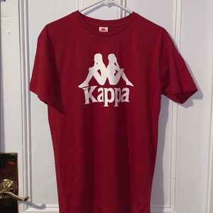 Red kappa shirt